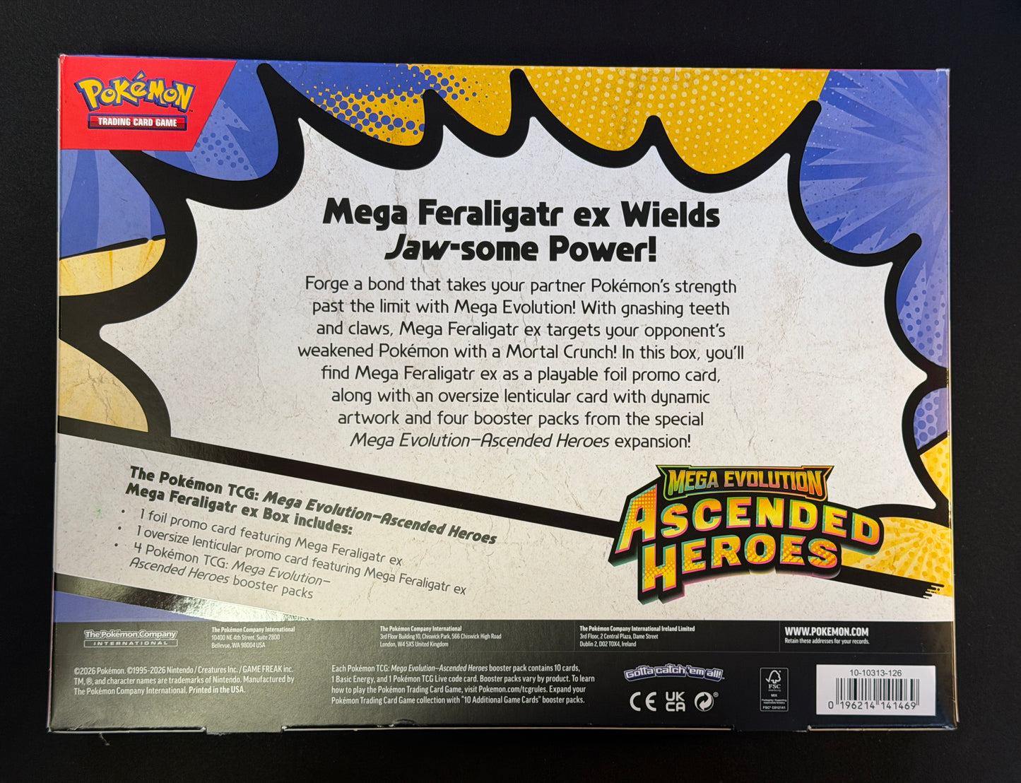 Ascended Heroes Mega Feraligatr ex Box