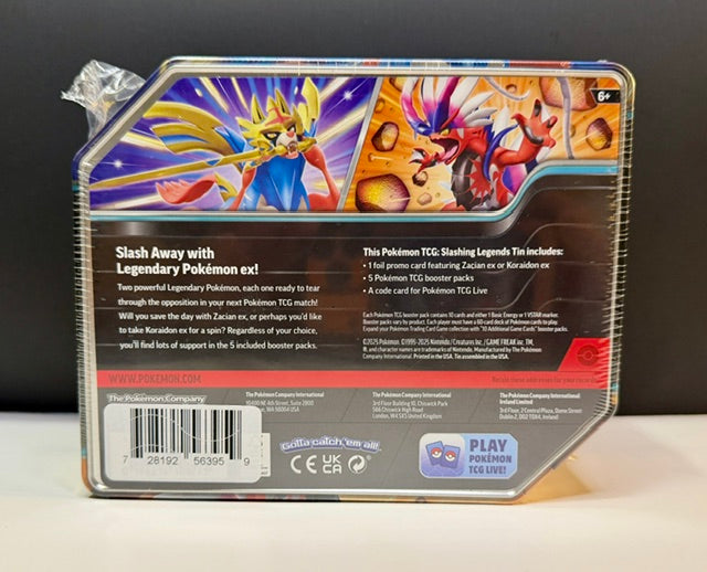 Slashing Legends Tin [Zacian ex]