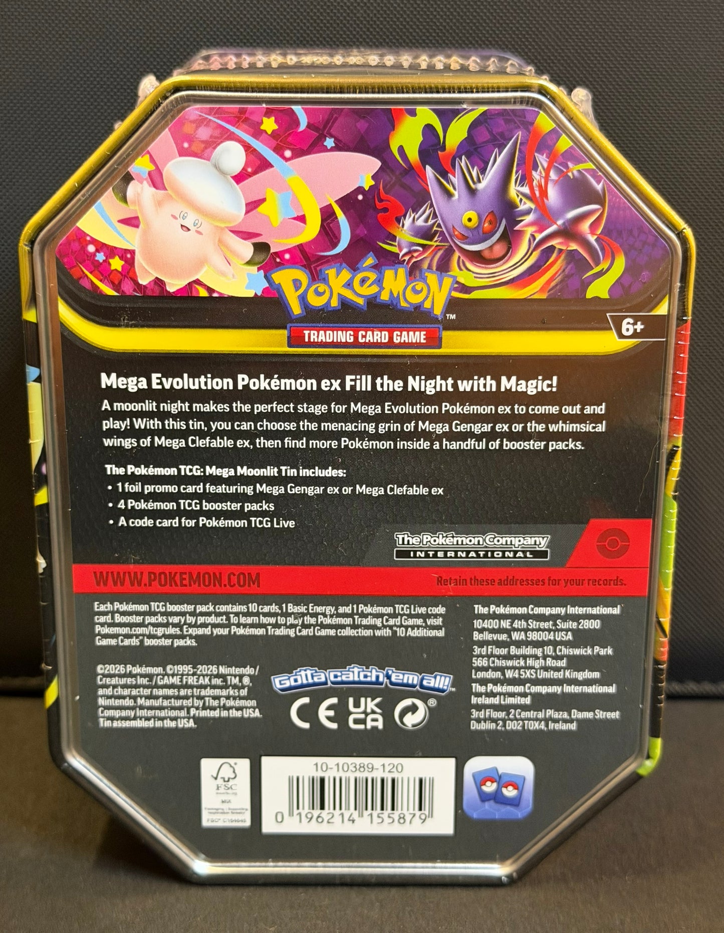 Mega Moonlit Tin [Mega Gengar ex]