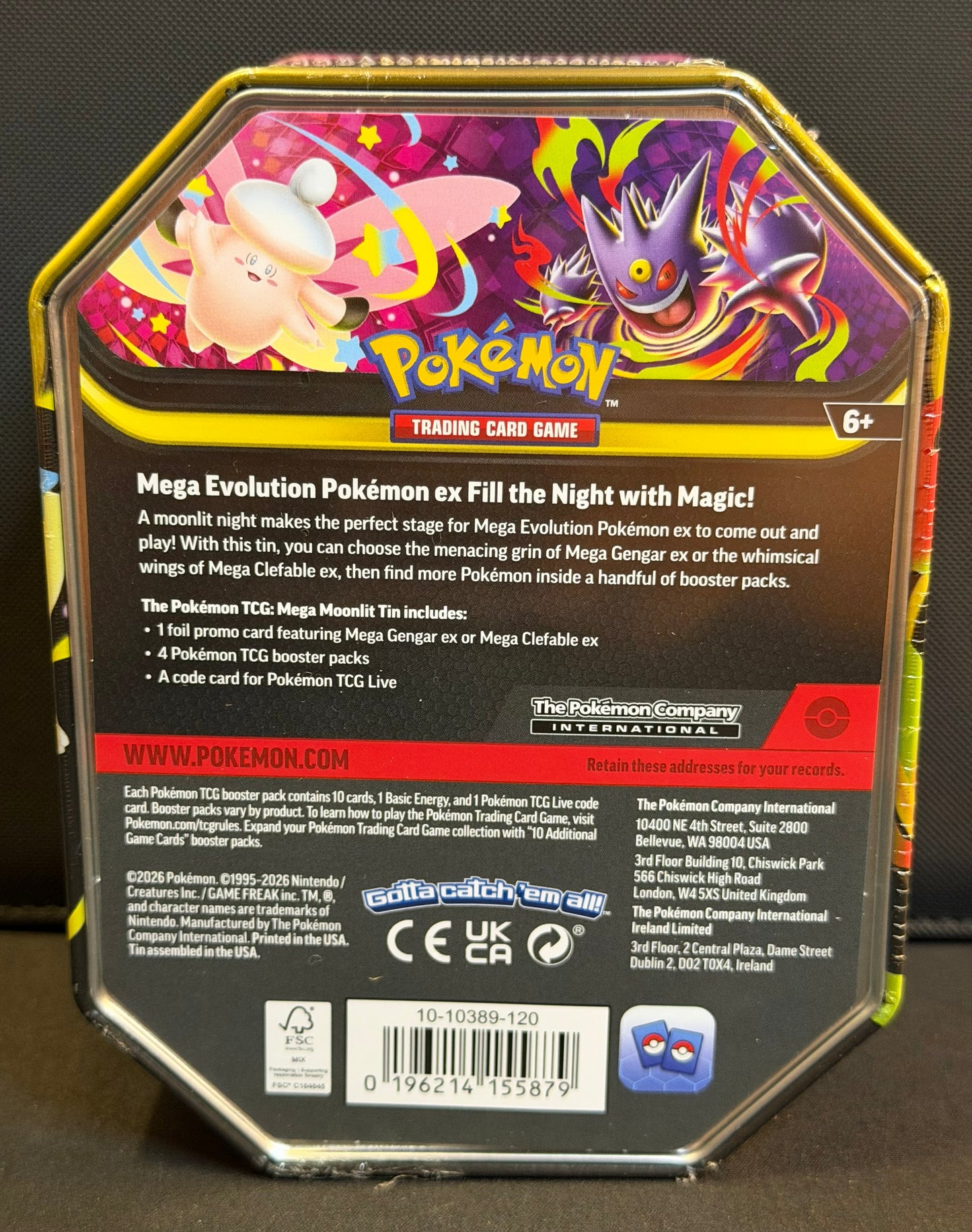 Mega Moonlit Tin [Mega Clefable ex]
