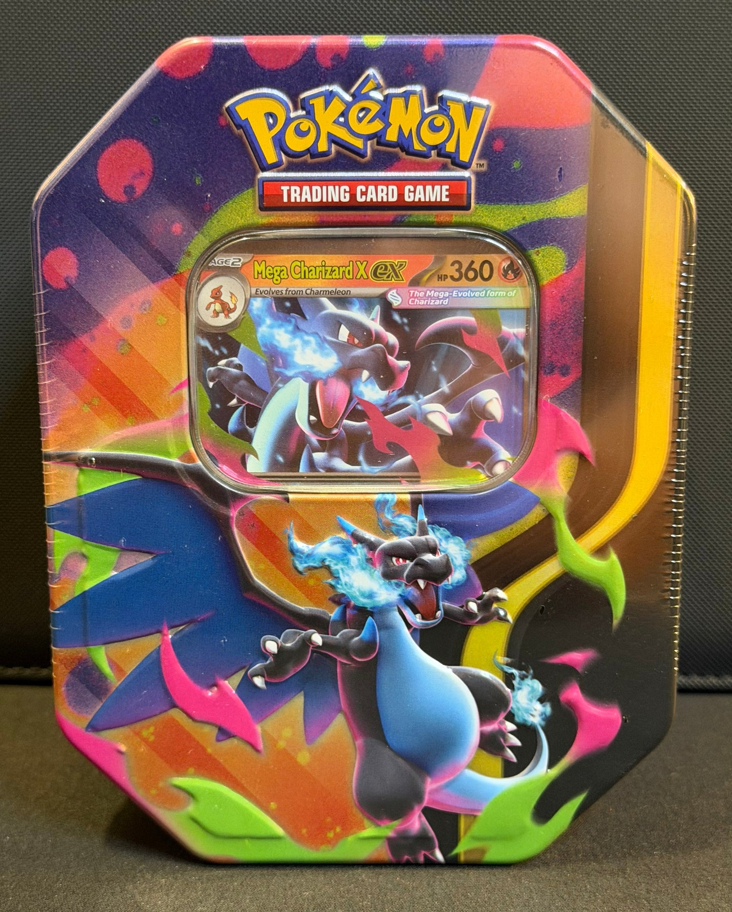 Mega Charizard Tin (Mega Charizard X)