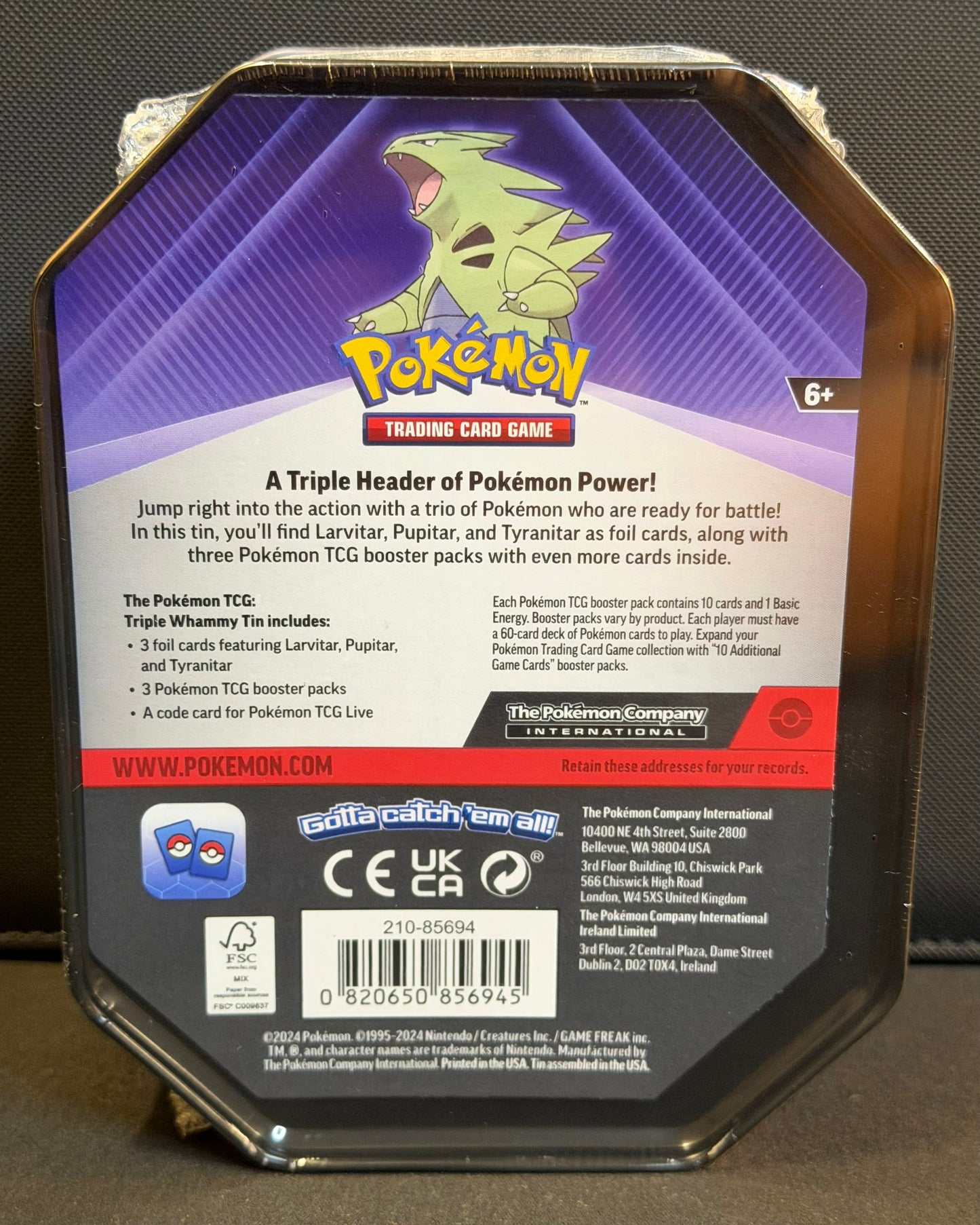 Triple Whammy Tin [Tyranitar]