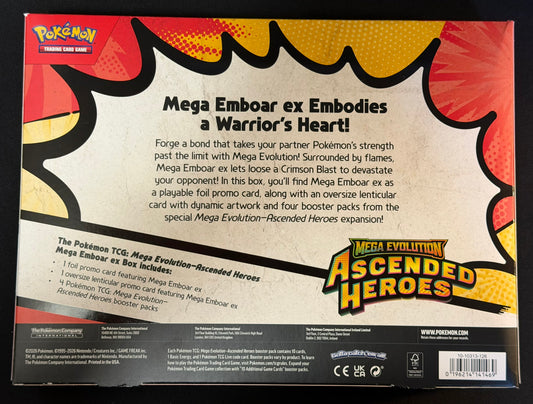 Ascended Heroes Mega Emboar ex Box